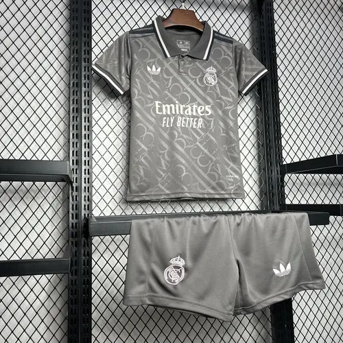 2024/2025 Real Madrid Terceiro Visitante Camisa de Futebol  Tamanho Infantil — view 3
