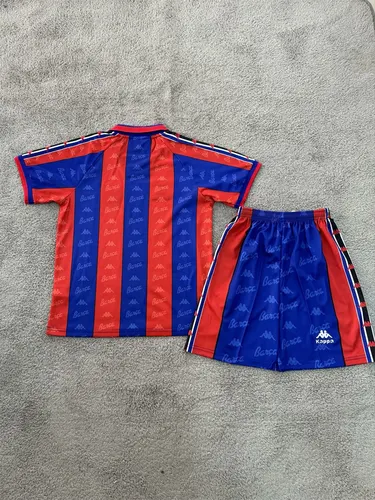 قميص برشلونة المنزلي الرجعي 1996/1997 بجودة تايلاندية مقاس أطفال — view 2
