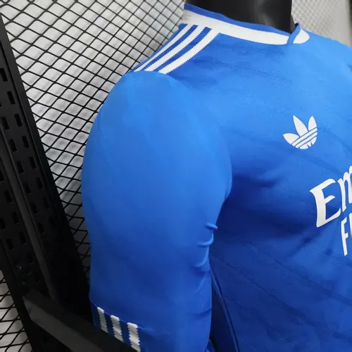 2025/2026 Manga Larga Versión Jugador Camiseta de Fútbol Tercera Visitante del Real Madrid  — view 6