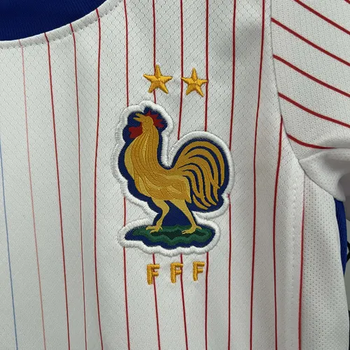 2024-2025 Frankreich Auswärts Fußballtrikot  Kindergröße — view 5