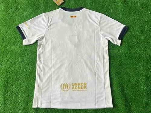 2025/2026 Barcelona weiß Ohne Spotify Fußballtrikot  — view 2
