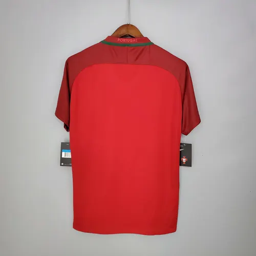 Camisa de Futebol Retro 2016 Portugal Casa   — view 2