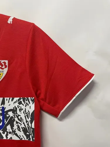 Maillot de football rétro extérieur VfB Stuttgart 2006-2007 lande — view 6