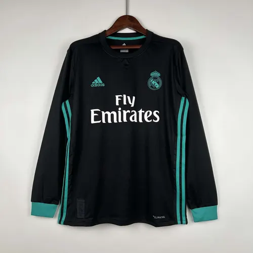 2017/2018 Retro Langarm Real Madrid Auswärts Fußballtrikot AAA fan-gradät