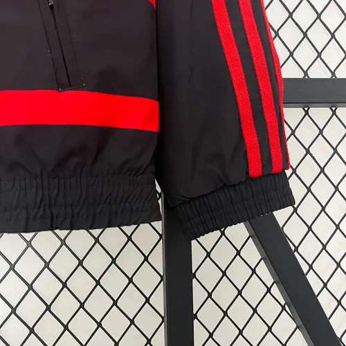 2024-2025 Flamengo Lässige Wendbare Windjacke (Weiß-Rot) Fußballtrikot  — view 7
