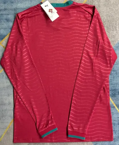2026/2027 Langarm Portugal Heim Fußballtrikot AAA fan-gradät — view 2