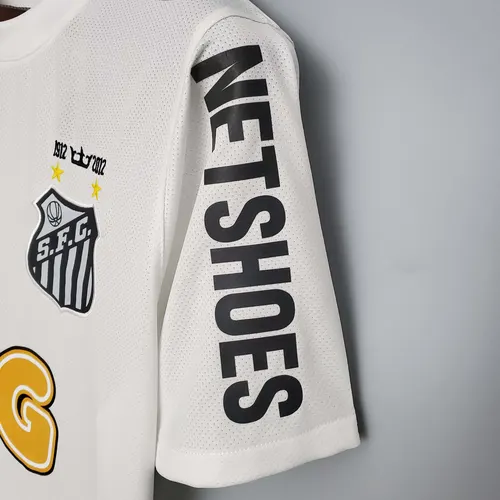 2012 Retro Santos Home Soccer Jersey  — view 5