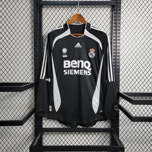 Real Madrid Visitante Manga Longa Retro 2006/2007 — view 1