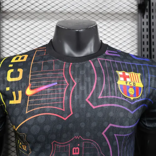2025/2026 Barcelona Spielerversion Sonderedition 01 Fußballtrikot  — view 3