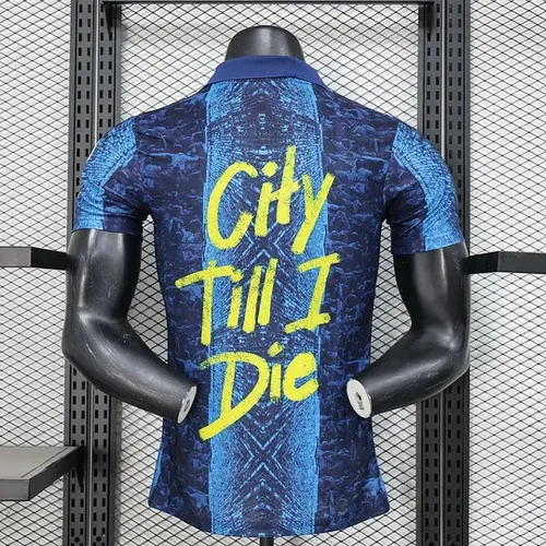 2025/2026 Version Joueur Manchester City Édition Limitée Bleu Maillot   — view 2