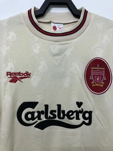 1996/1997 Camisa Retrô Liverpool Away  — view 3