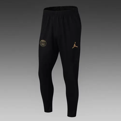 2022/2023 PSG Paris Saint-Germain Halbzug-Trainingsanzug Schwarz-Gold Set — view 5