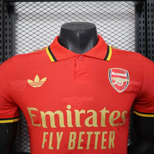 2025/2026 Spielerversion Arsenal Sonderedition Rot Fußballtrikot  — view 3