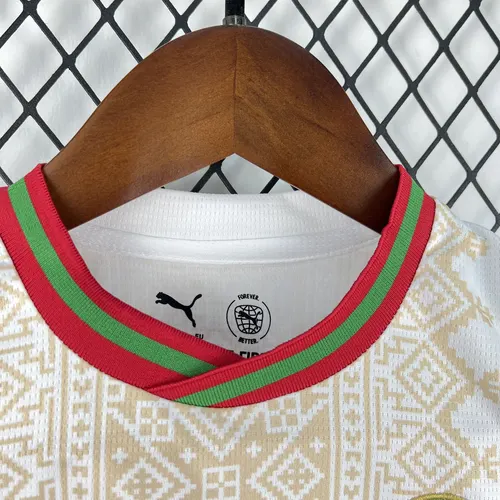 2026 Marokko Nationalmannschaft Auswärts Trikot AAA Fan-Qualität Kindergröße — view 5
