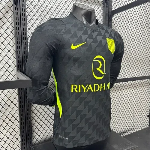 Camisa de Futebol Atlético de Madrid 2026/2027 Fora Manga Longa Versão Jogador   — view 3