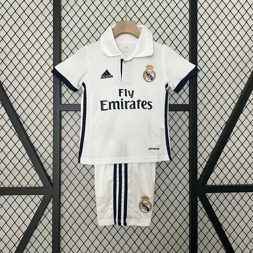 Maillot domicile Real Madrid rétro 2016/2017 taille enfant 