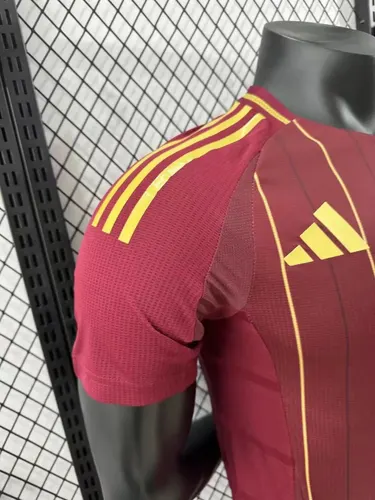 2024/2025 Player Version Roma Home Soccer Jersey  — view 3