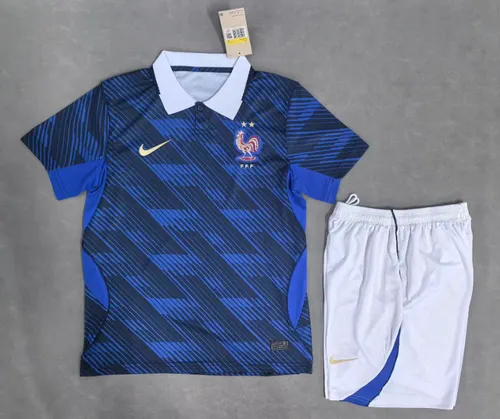 2026 Frankreich Heim Fußballtrikot   Kindergröße