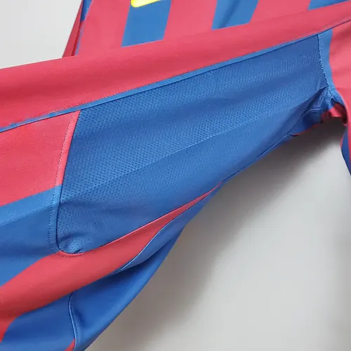 Maillot de football domicile rétro Barcelone UEFA Champions League 2005/2006  — view 8