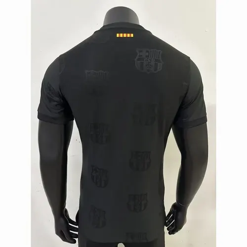 2025/2026 Barcelona Version Joueur Édition Spéciale Noir Maillot de Football  — view 2