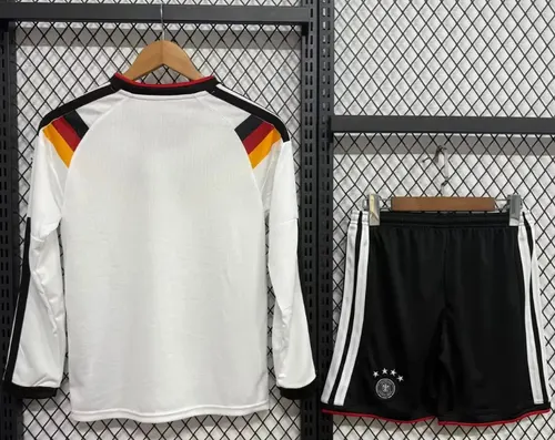 2026 Langarm Deutschland Heim-Fußballtrikot AAA Fan-Qualität Kindergröße — view 2