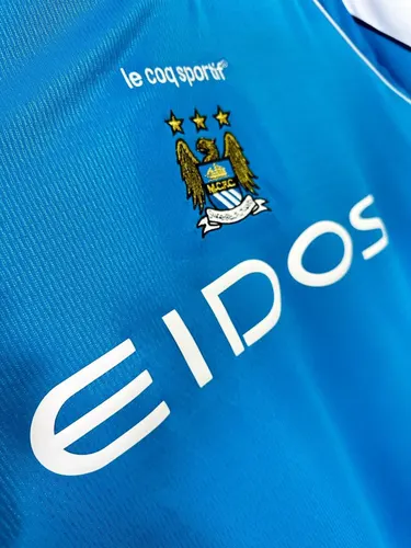 1999-2001 Retro Manchester City Home Football Shirt  — view 8