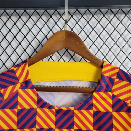 2023/2024 Barcelona Trainingsbekleidung Gestreiftes Karo-Trikot — view 8