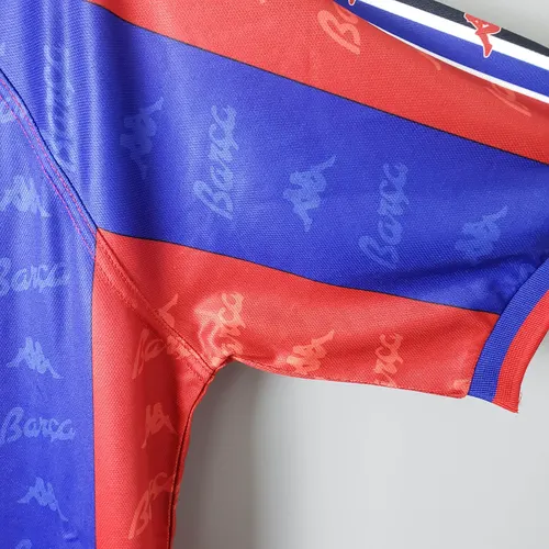 1996/1997 Retro Barcelona Football Shirt Home  — view 8