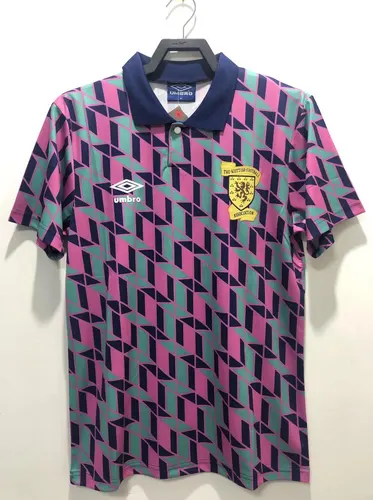 Camiseta de fútbol Retro Visitante Selección de Escocia 1988-1989  — view 1