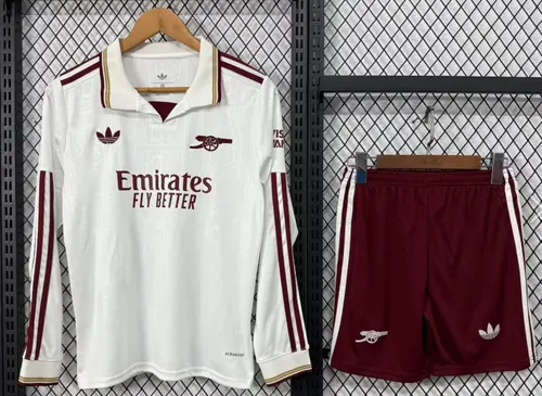 2025/2026 Long Sleeves Arsenal Third Away Football Shirt  Kids Size — view 1