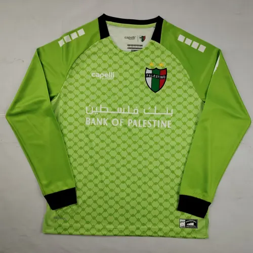 2025/2026 Langarm Palästina Hellgrün Fußballtrikot 