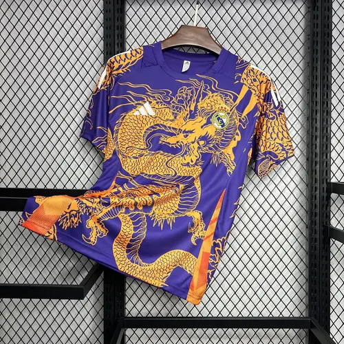 2024/2025 Real Madrid Lila Drachen Sonderedition Trikot  — view 3