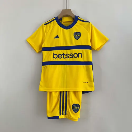 2023/2024 Boca Juniors Auswärts Fußballtrikot AAA fan-gradät Kindergröße — view 1