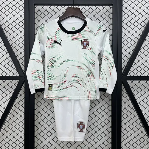 2025 Portugal Away Long Sleeves Jersey  Kids Size — view 1