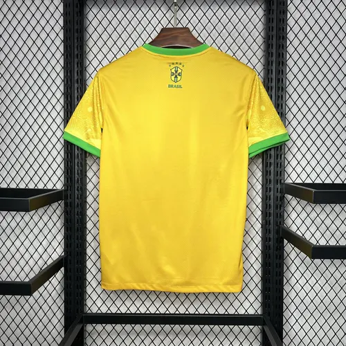 2024-2025 Brasilien Sonderedition Gelb Trikot AAA fan-gradät — view 2