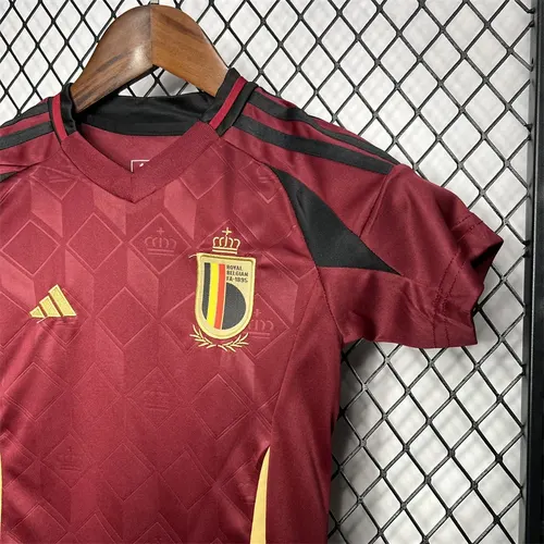 قميص منتخب بلجيكا المنزلي 2024-2025 للأطفال -جودة تايلاندية — view 4