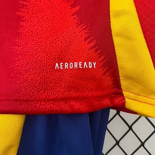 2024 España Camiseta de Fútbol Local AAA Grado Aficionado Talla Infantil — view 8