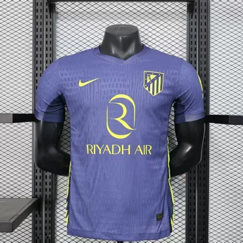 2025/2026 Spielerversion Atletico Madrid Auswärts Fußballtrikot 