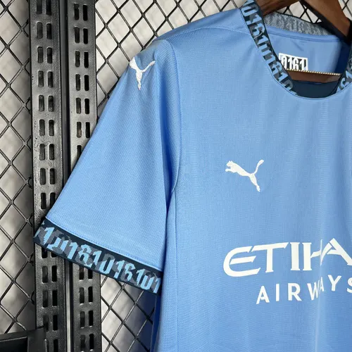 2024/2025 Manchester City Heim Fußballtrikot AAA fan-gradät — view 5