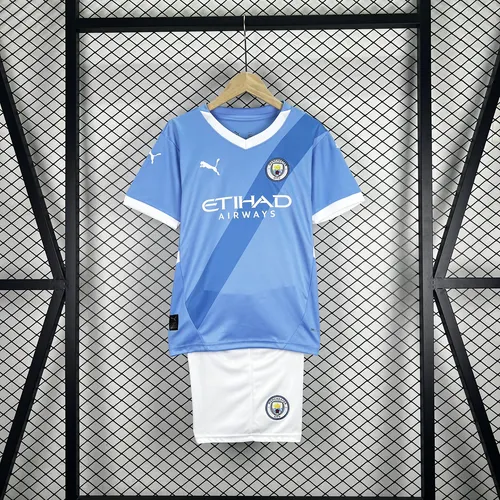 2025/2026 Manchester City Home Camisa de Futebol  Tamanho Infantil