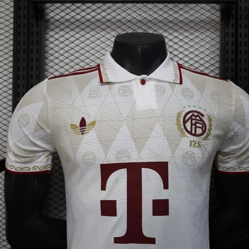 2025/2026 Player Version Bayern Munich 125th Anniversary Special Edition Football Jersey  — view 3
