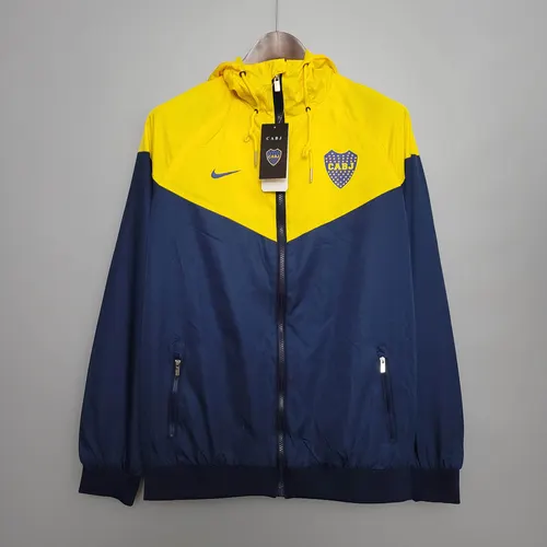 2021 Windbreaker Blue-Yellow Boca Juniors Jersey  — view 1
