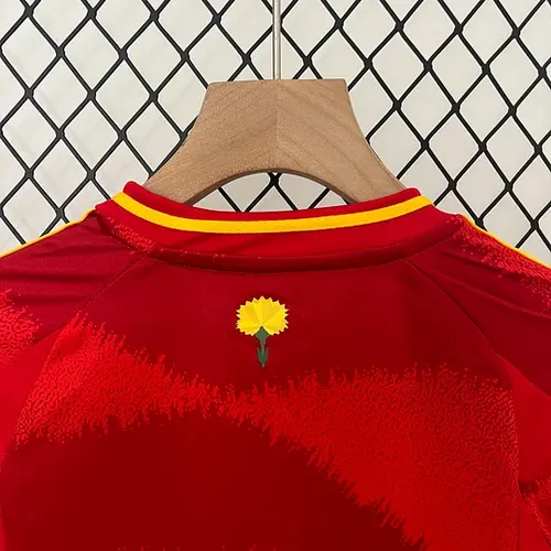 2024 España Camiseta de Fútbol Local AAA Grado Aficionado Talla Infantil — view 5