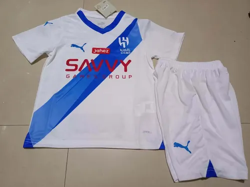 Camiseta de fútbol de visitante del Al-Hilal Saudi 2023/2024 talla infantil — view 1
