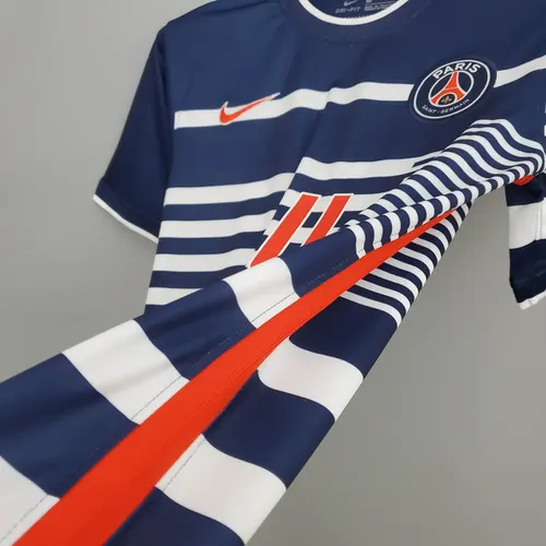 2021/2022 Psg Paris Saint-Germain Training Wear White And Blue — view 8