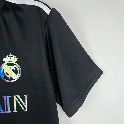 Camiseta de Fútbol Edición Especial Negra Real Madrid 2023-2024 — view 8