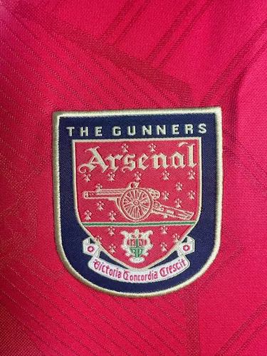 1996-1997 Retro Long Sleeve Arsenal Home Football Shirt  — view 5