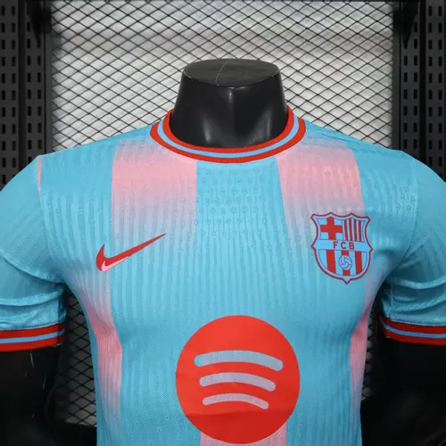 2025/2026 Barcelona Versão Jogador Edição Especial 16 Camisa de Futebol  — view 3