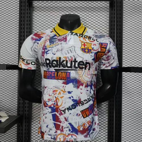 2025/2026 Spielerversion Barcelona Messi Co-Branded Version Fußballtrikot 