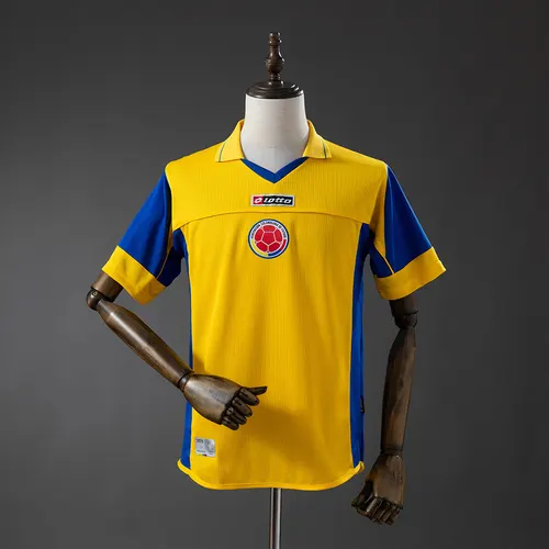 Camisa Retro Colômbia Casa 2003/2005 AAA qualidade fã — view 1